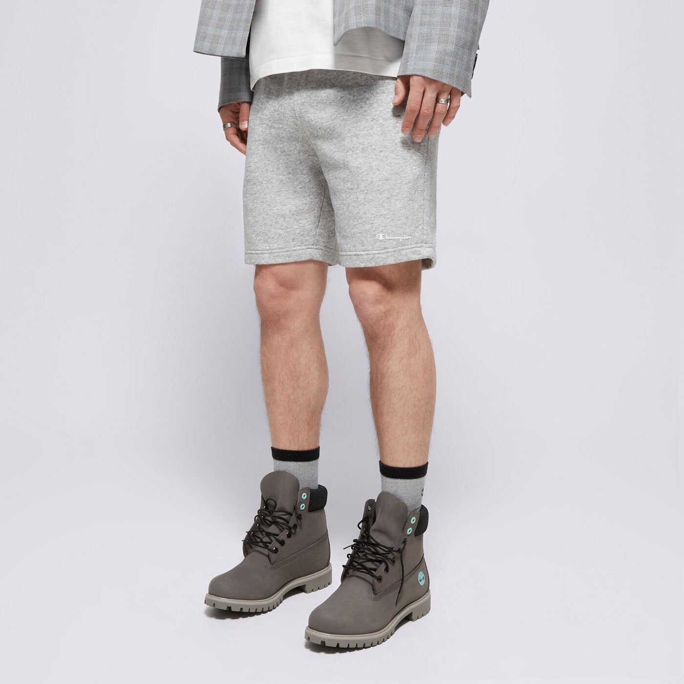Мъжки къси панталони CHAMPION ШОРТИ BERMUDA 217430em021 цвят сив
