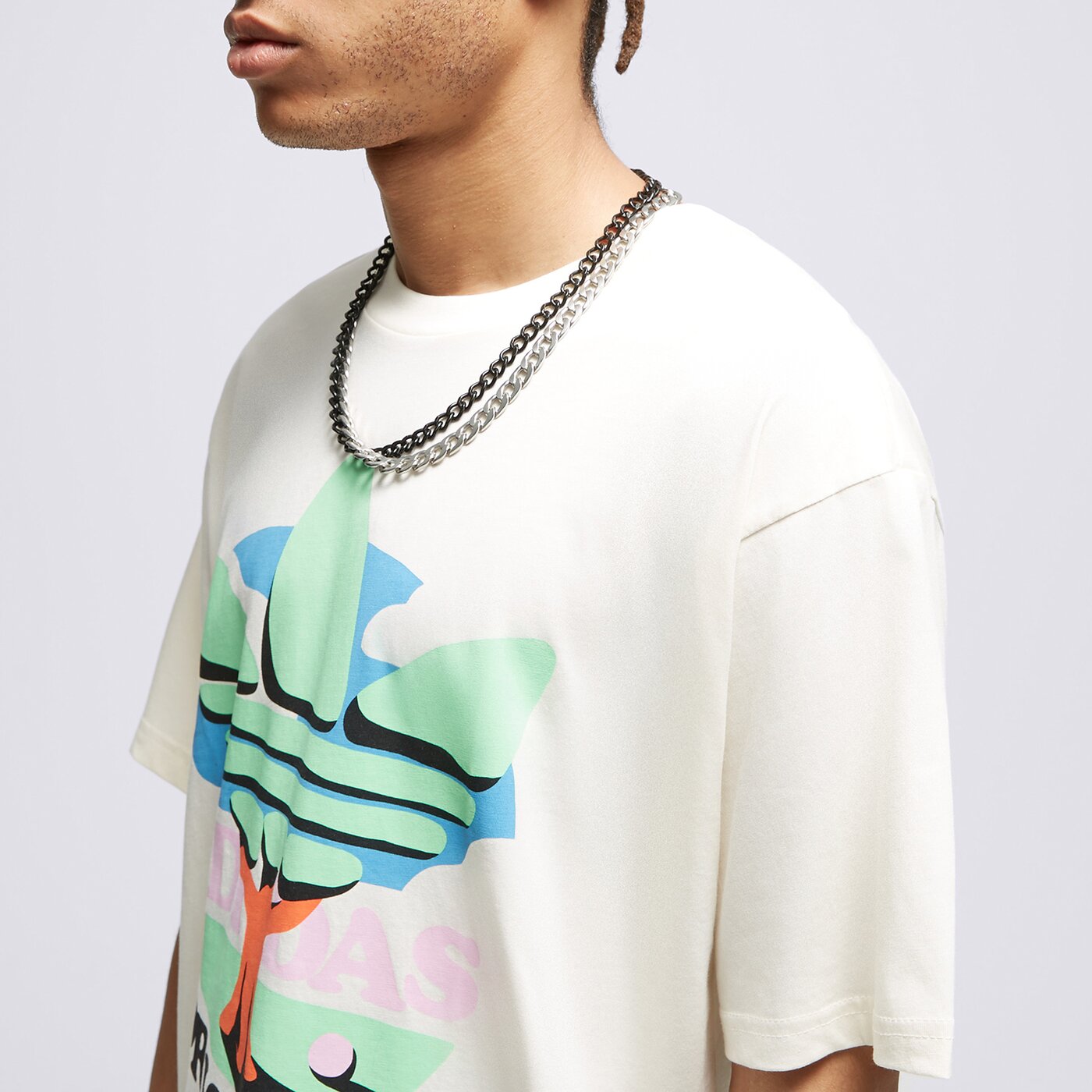 Мъжка тениска ADIDAS ТЕНИСКА TREFOIL TREE TE hi2961 цвят бял