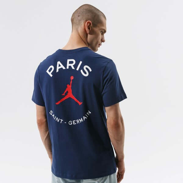 Мъжка тениска JORDAN ТЕНИСКА PARIS SAINT-GERMAIN LOGO db6514-410 цвят тъмносин