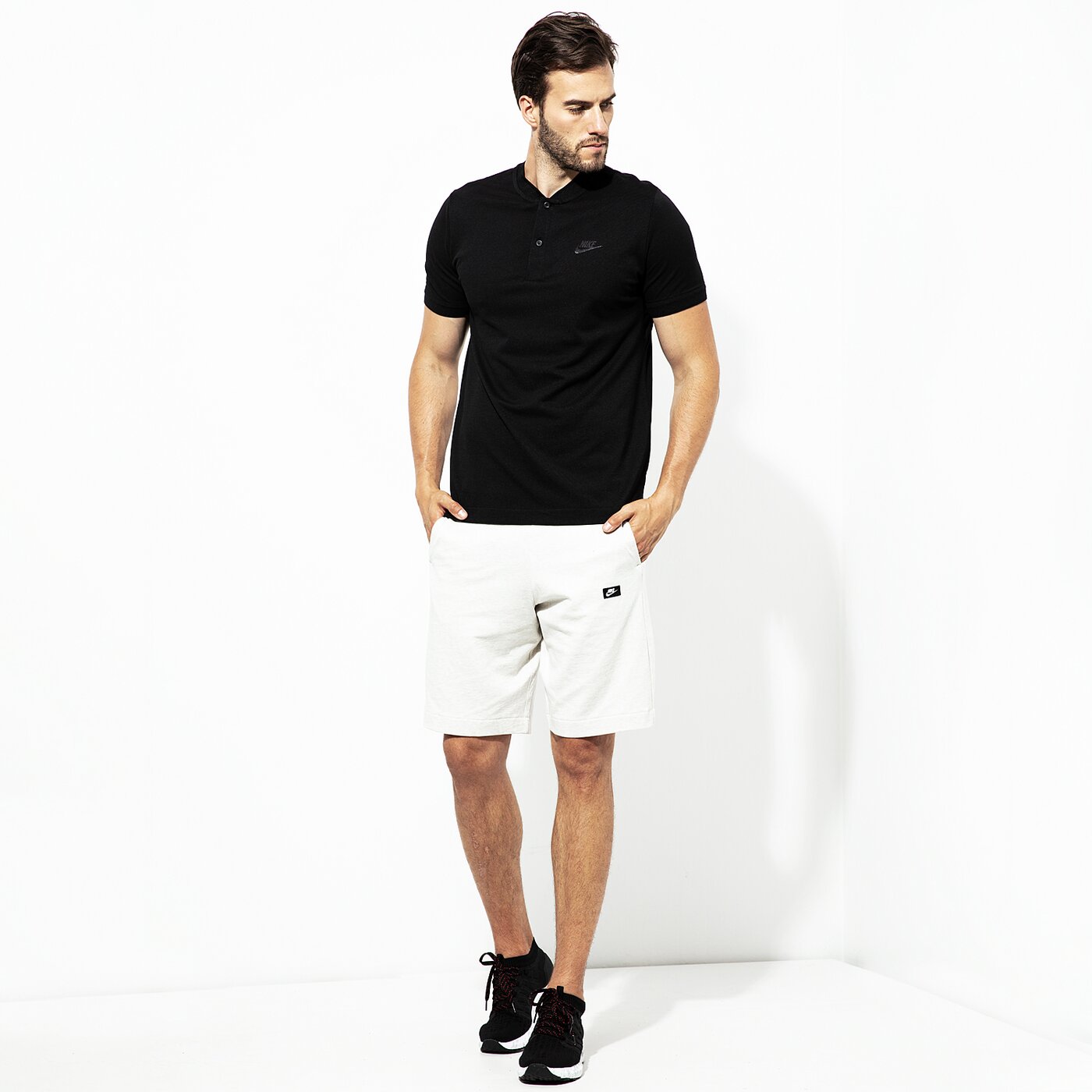 Мъжка тениска NIKE ТЕНИСКА ТИП ПОЛО M NSW GSP ТЕНИСКА ТИП ПОЛО S 886255-010 цвят черен