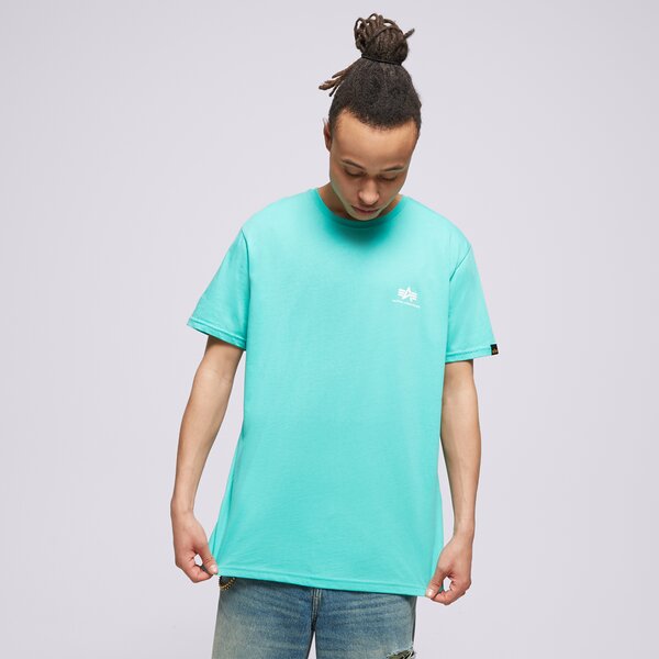 Мъжка тениска ALPHA INDUSTRIES ТЕНИСКА BASIC T SMALL LOGO 188505676 цвят син