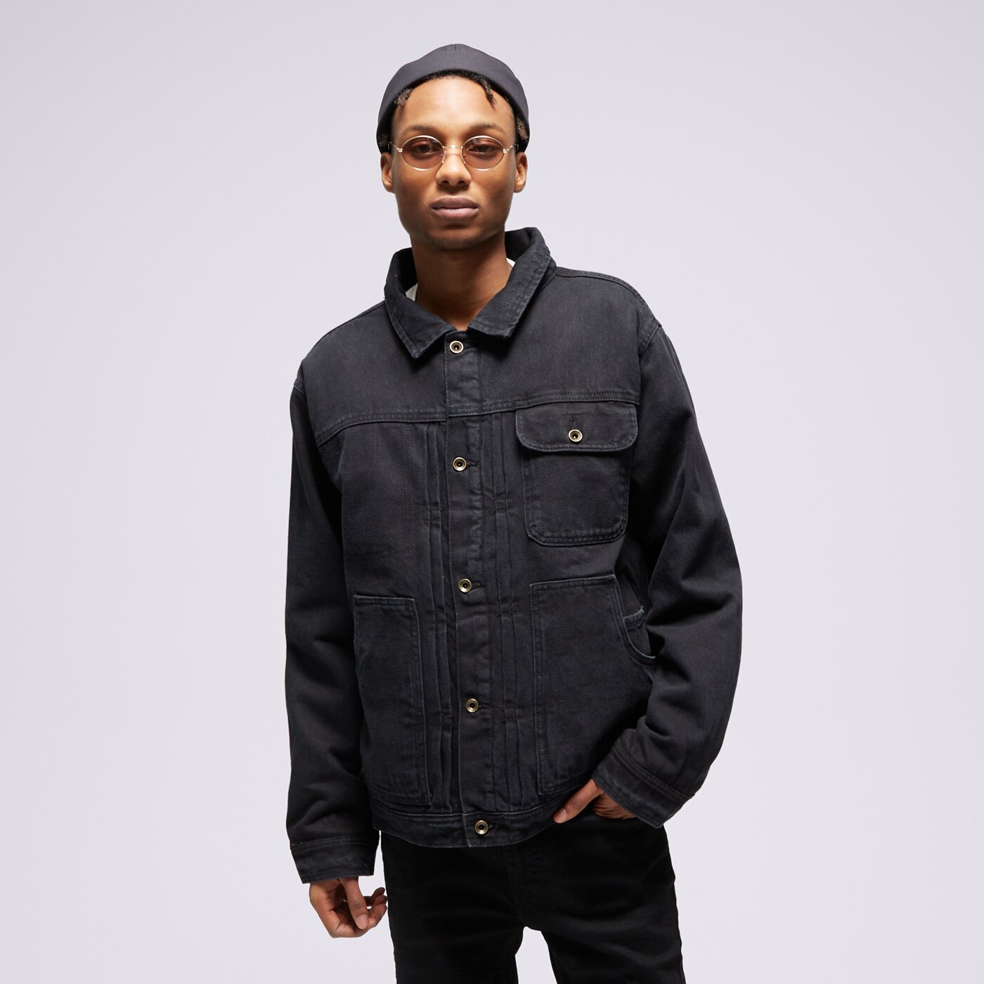 Мъжко зимно яке VANS ЯКЕ DONATO SHERPA DENIM vn000aam0fo1 цвят черен