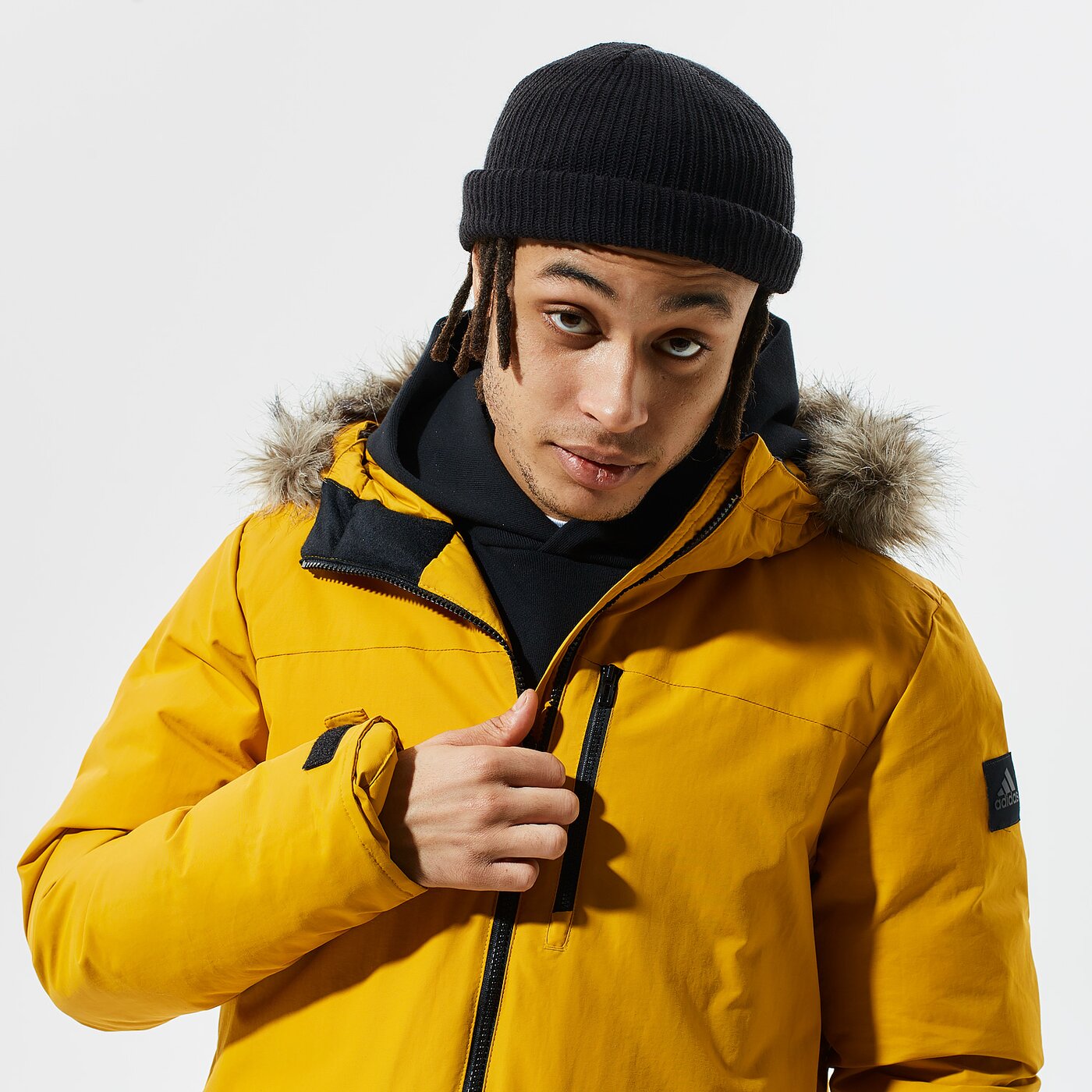 Мъжко зимно яке ADIDAS ЯКЕ ЗИМНО XPLORIC PARKA gk3551 цвят жълт