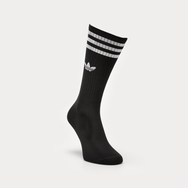 Дамски чорапи ADIDAS ЧОРАПИ 3-PACK SOLID SOCKS HIGH CREW il5015 цвят черен