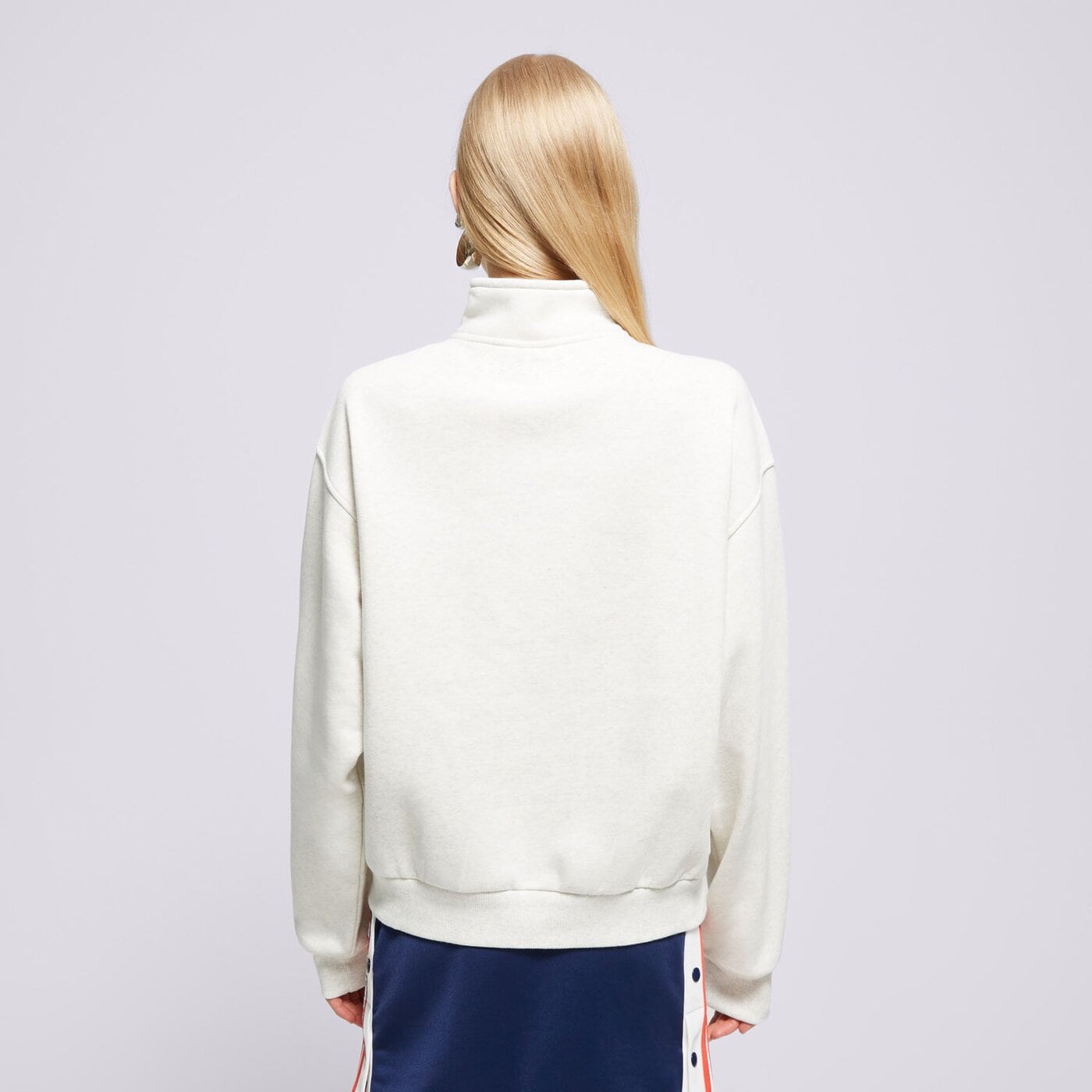 Дамски суичър REEBOK СУИТЧЪР СЪС ЗАКОПЧАВАНЕ RIE 1/4 ZIP 100075402 цвят бежов