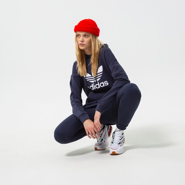 Дамски суичър ADIDAS СУИТЧЪР С КАЧУЛКА TRF HOODIE he6951 цвят тъмносин