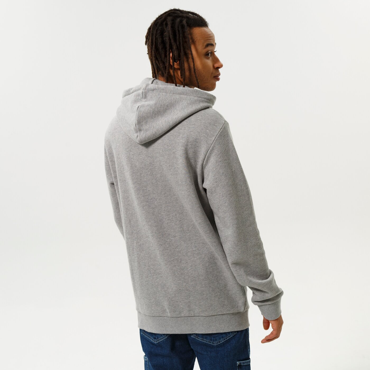 Мъжки суичър ADIDAS СУИТЧЪР С КАЧУЛКА TREFOIL HOODY h06669 цвят сив