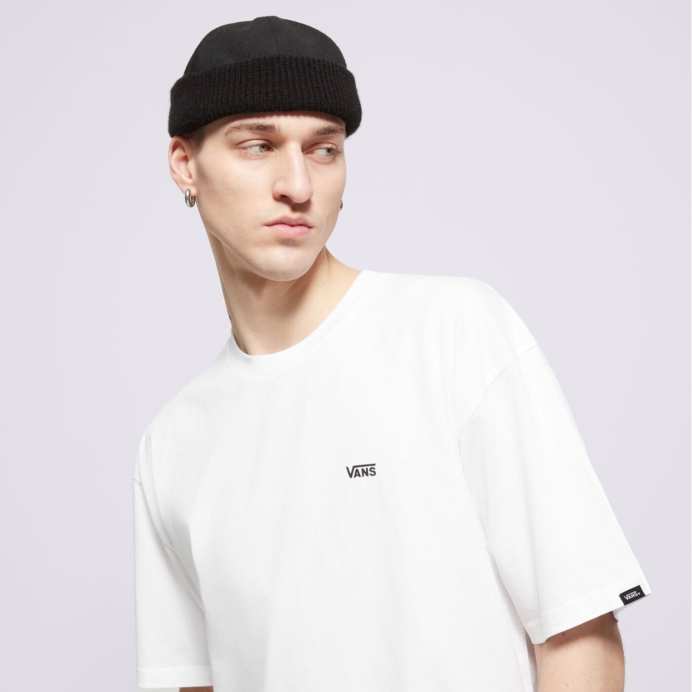 Мъжка тениска VANS ТЕНИСКА MN LEFT CHEST LOGO TEE WHITE vn0a3czeyb21 цвят бял