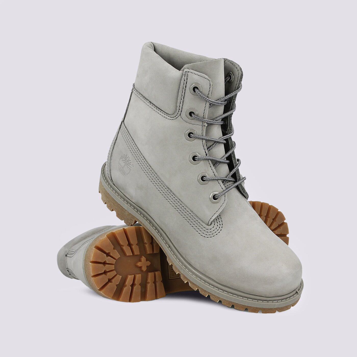 Дамски боти TIMBERLAND PREMIUM 6 INCH BOOT - W  a1klw цвят сив