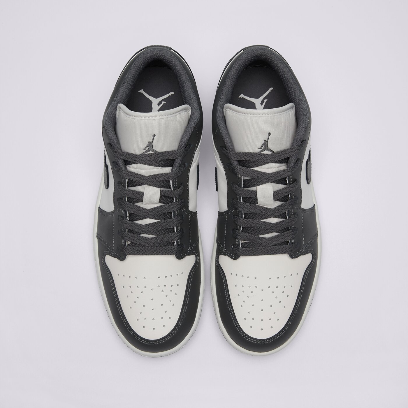 Мъжки маратонки AIR JORDAN 1 LOW  553558-044 цвят сив