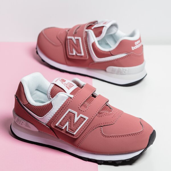 Детски маратонки NEW BALANCE 574  pv574md1 цвят розов
