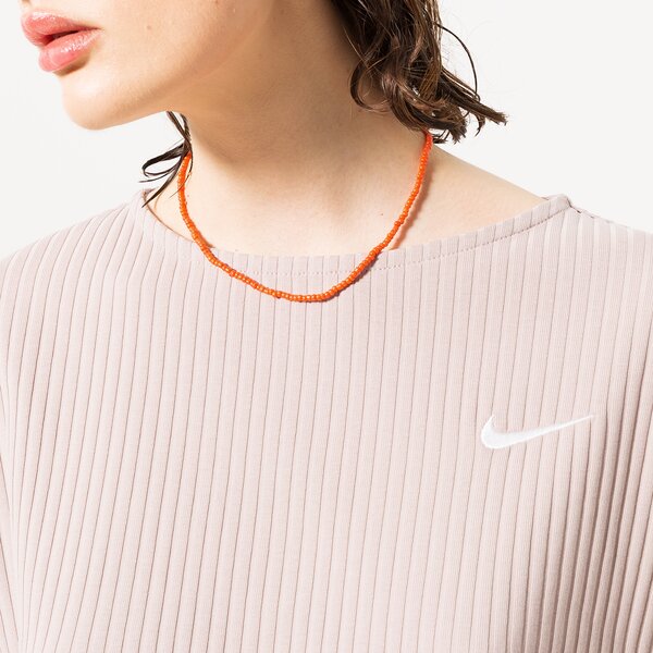 Дамска тениска NIKE ТЕНИСКА W NSW RIB JRSY SS ТОП dv7870-272 цвят розов