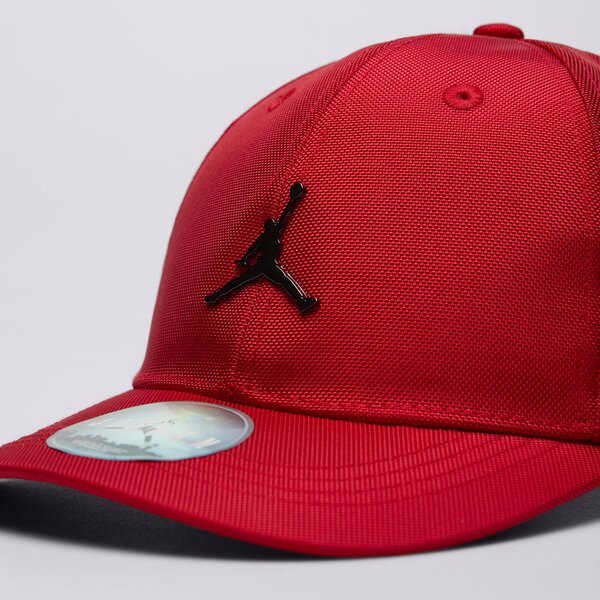 Дамска шапка с козирка JORDAN ШАПКА JAN METAL JUMPMAN CURVE BRIM 9a0823-r78 цвят червен