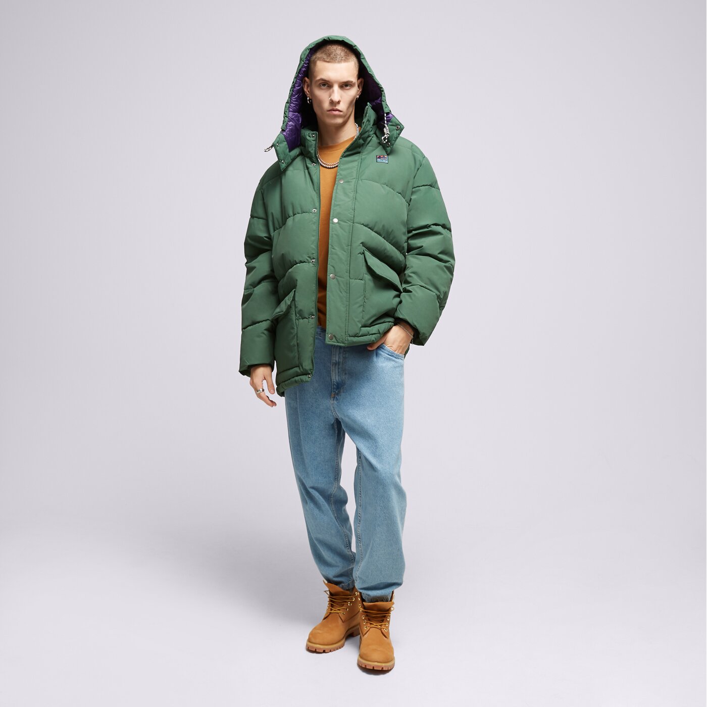 Мъжка тениска CHAMPION ТЕНИСКА CREWNECK 219214ms531 цвят горчица