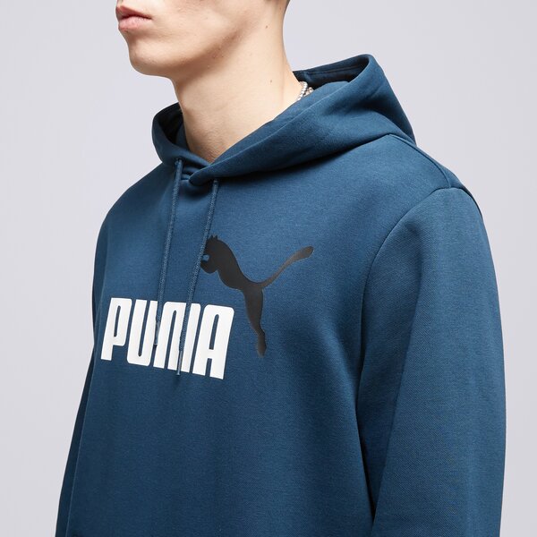 Мъжки суичър PUMA СУИТЧЪР С КАЧУЛКА CORE LL HD MARINA BLUE 58676471 цвят син