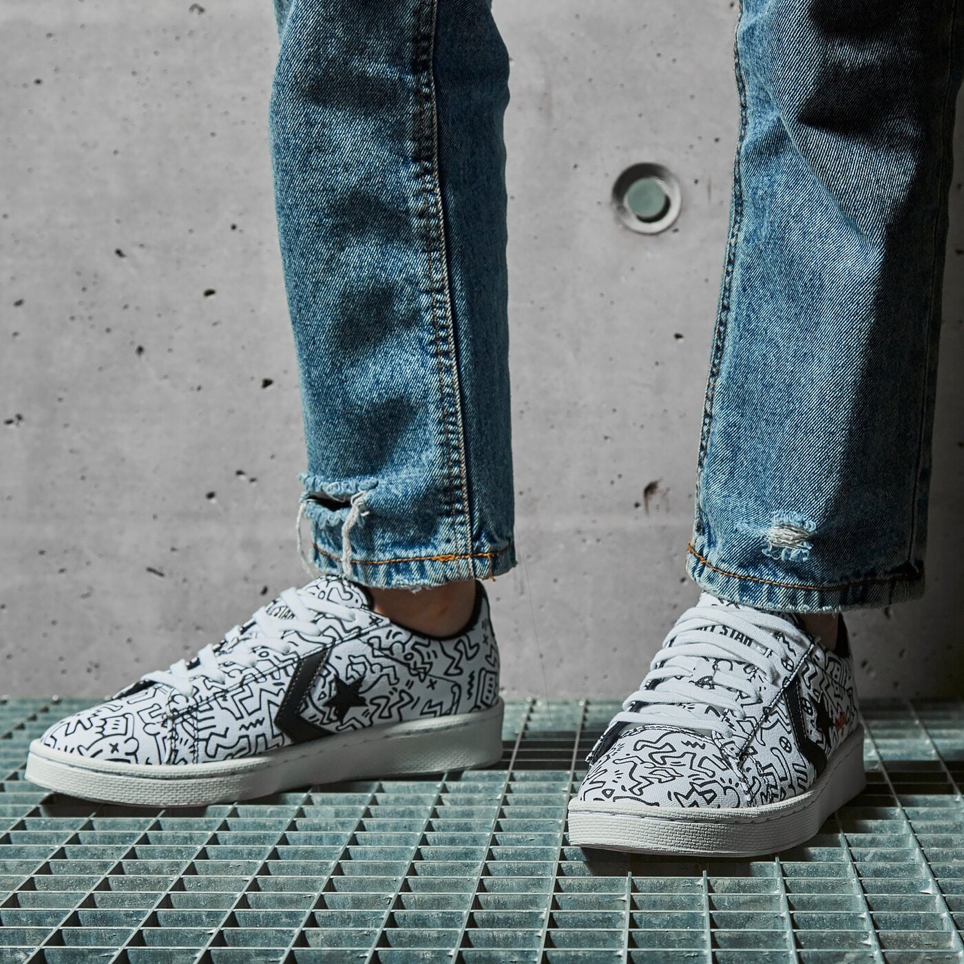 Дамски маратонки CONVERSE PRO LEATHER GOLD STANDARD 171857c цвят многоцветен