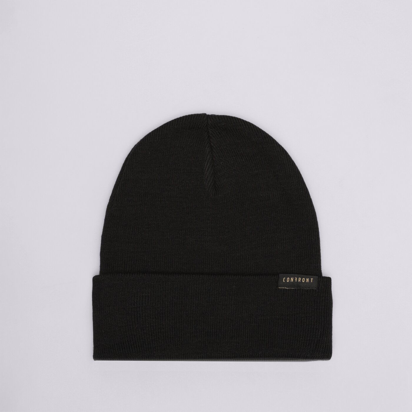 Дамска зимна шапка CONFRONT ШАПКА CLASSIC BEANIE cf323hat90001 цвят черен