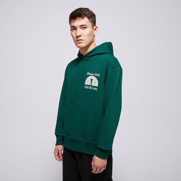 Мъжки суичър ELLESSE СУИТЧЪР С КАЧУЛКА CLUB DI CORSA DGREEN HOODIE shb23148502 цвят зелен