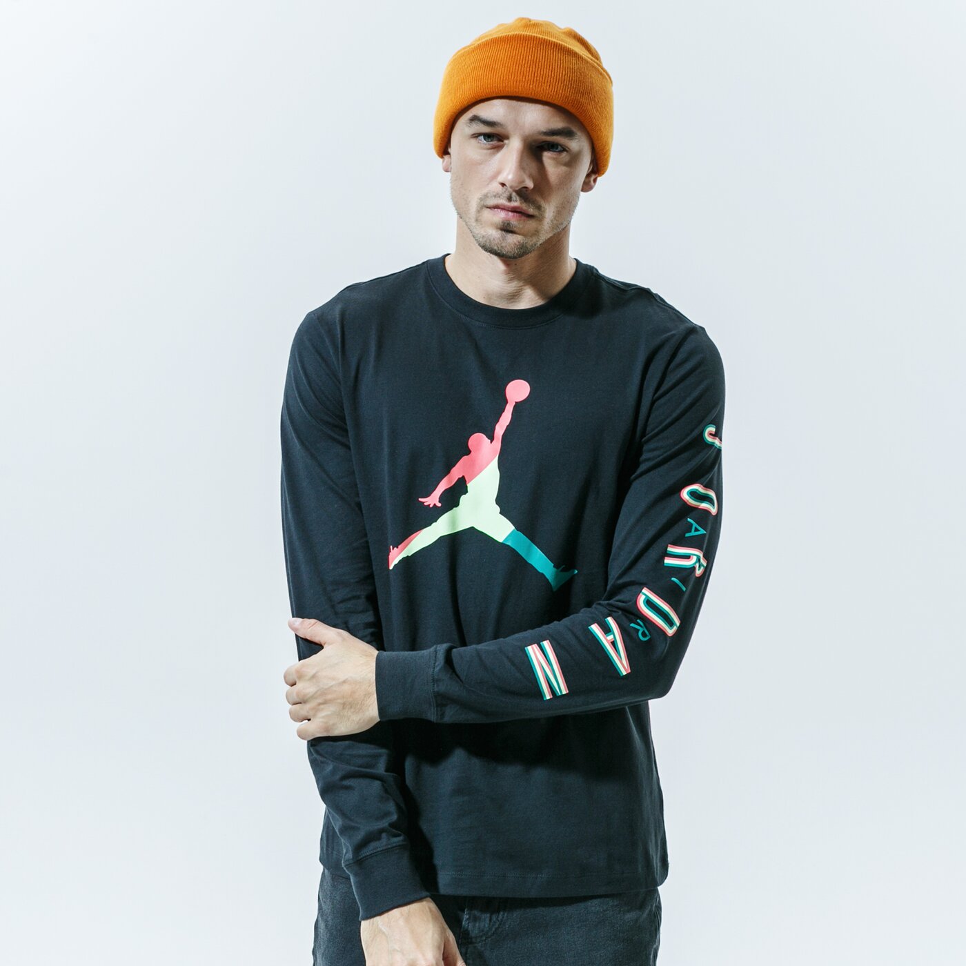 Мъжка тениска JORDAN ТЕНИСКА M J SPRTDNA LS CREW cn3502-011 цвят тъмносин