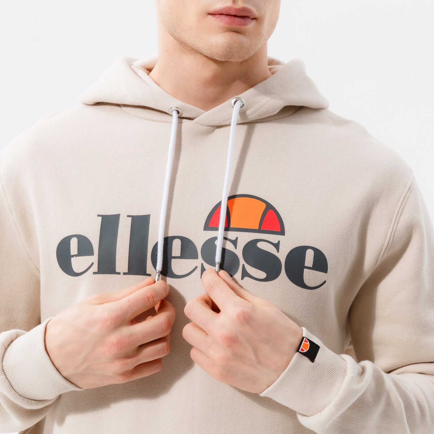 Мъжки суичър ELLESSE СУИТЧЪР С КАЧУЛКА   SL GOTTERO OH HOODY BEIGE shm07407214 цвят бежов
