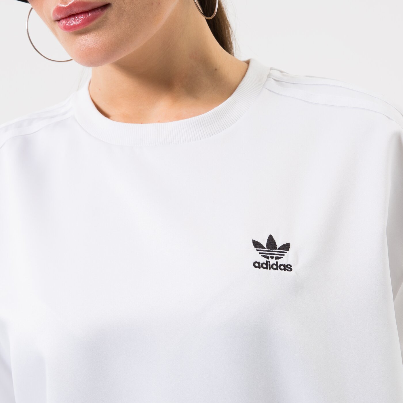 Adidas РОКЛЯ Tee Hk5080 Дамски Цвят бял Модни Рокли и поли Дрехи Adidas