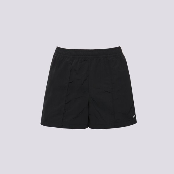 Дамски къси панталони NIKE ШОРТИ W NSW ESSNTL MR 5IN WVN SHRT fv6622-010 цвят черен