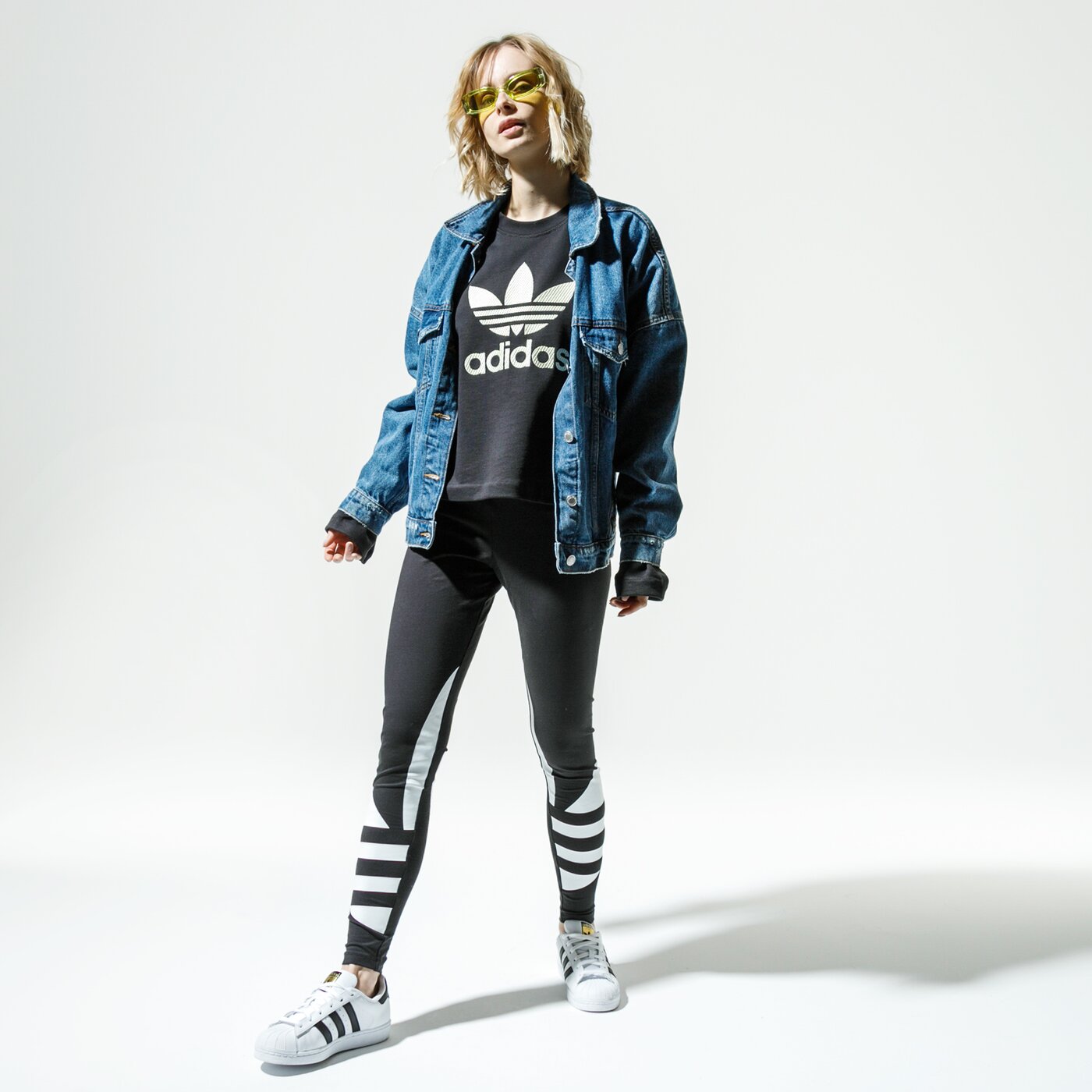 Дамски суичър ADIDAS СУИТЧЪР LG CREW fm2623 цвят черен