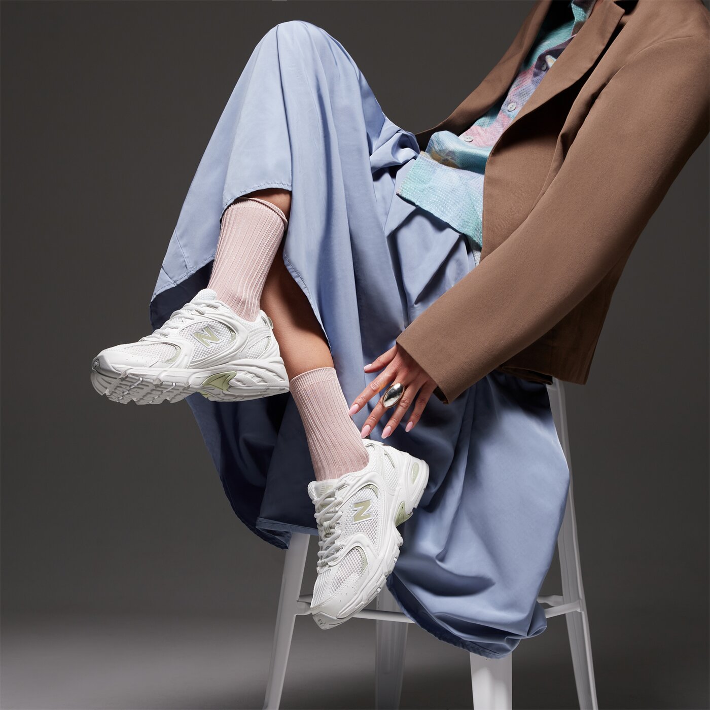 Дамски маратонки NEW BALANCE U530CSC u530csc цвят бежов