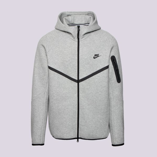 Мъжки суичър NIKE СУИТЧЪР С КАЧУЛКА M NK TCH FLC FZ WR HOODIE hv0949-063 цвят сив