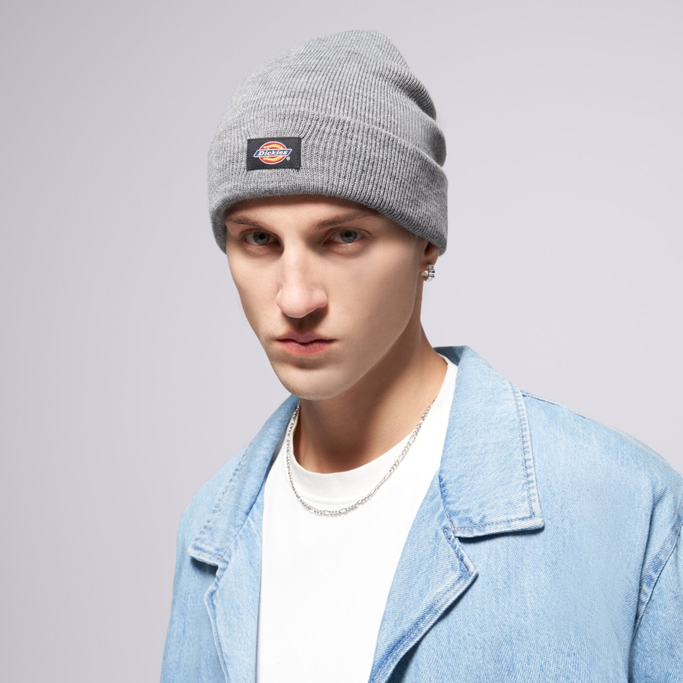 Дамска зимна шапка DICKIES ШАПКА GIBSLAND BEANIE dk0a4x7kgym1 цвят сив