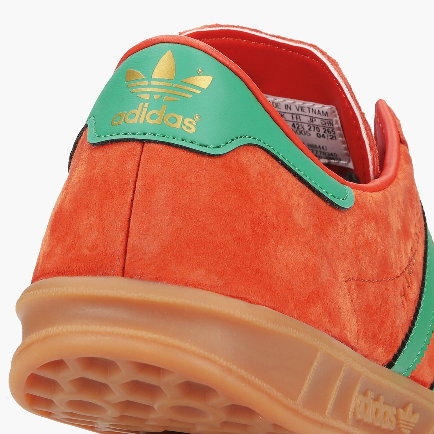 Мъжки маратонки ADIDAS HAMBURG h00447 цвят оранжев