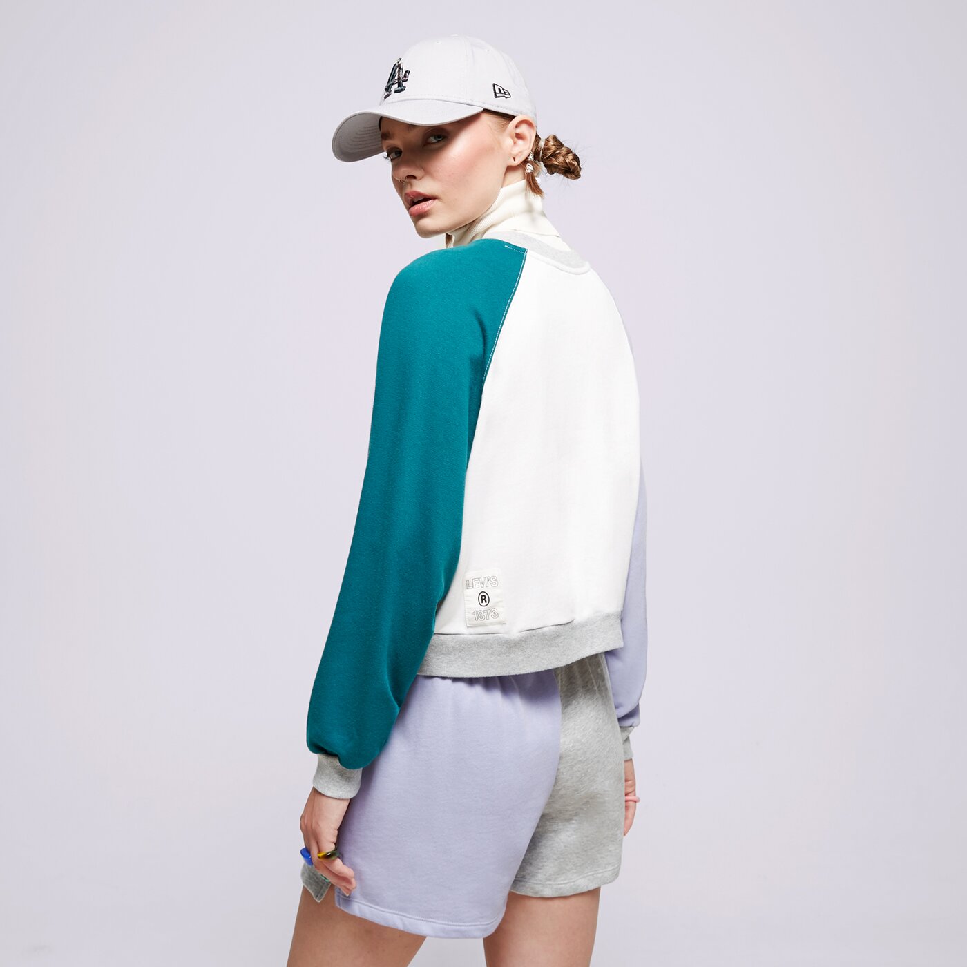 Дамски суичър LEVI'S СУИТЧЪР GR VINTAGE RAGLAN CREW MULTI-COLOR 187220080 цвят многоцветен