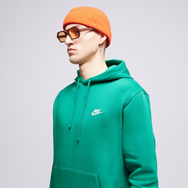 Мъжки суичър NIKE СУИТЧЪР С КАЧУЛКА PULLOVER bv2654-365 цвят зелен