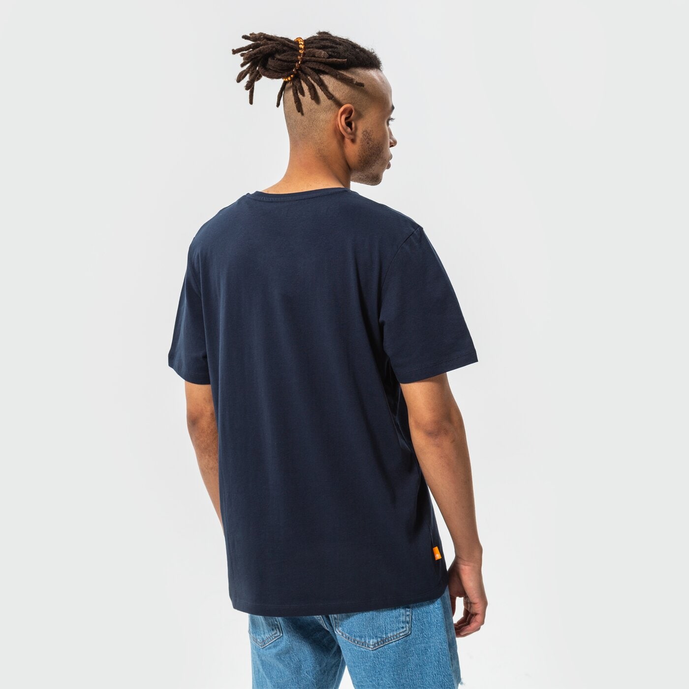 Мъжка тениска TIMBERLAND ТЕНИСКА SMALL LOGO PRINT tb0a5pgz4331 цвят тъмносин