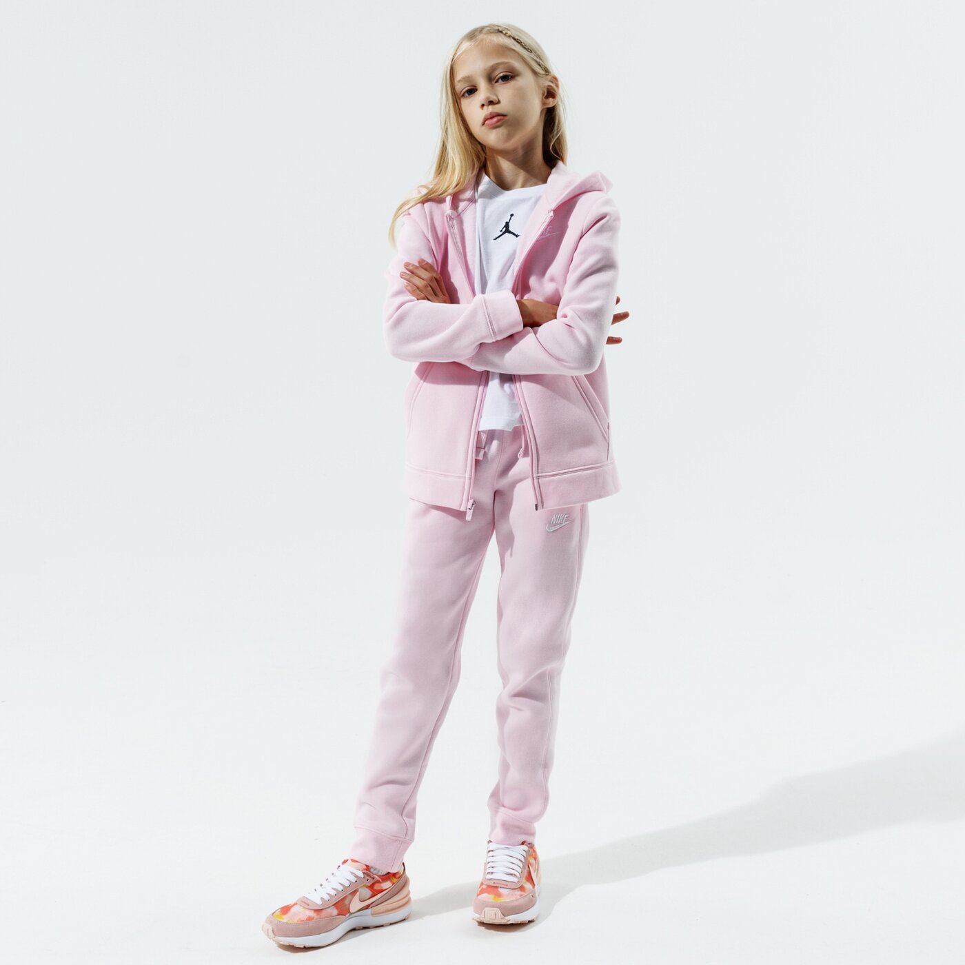 Детска тениска NIKE КОМПЛЕКТ SPORTSWEAR GIRL bv3634-663 цвят розов