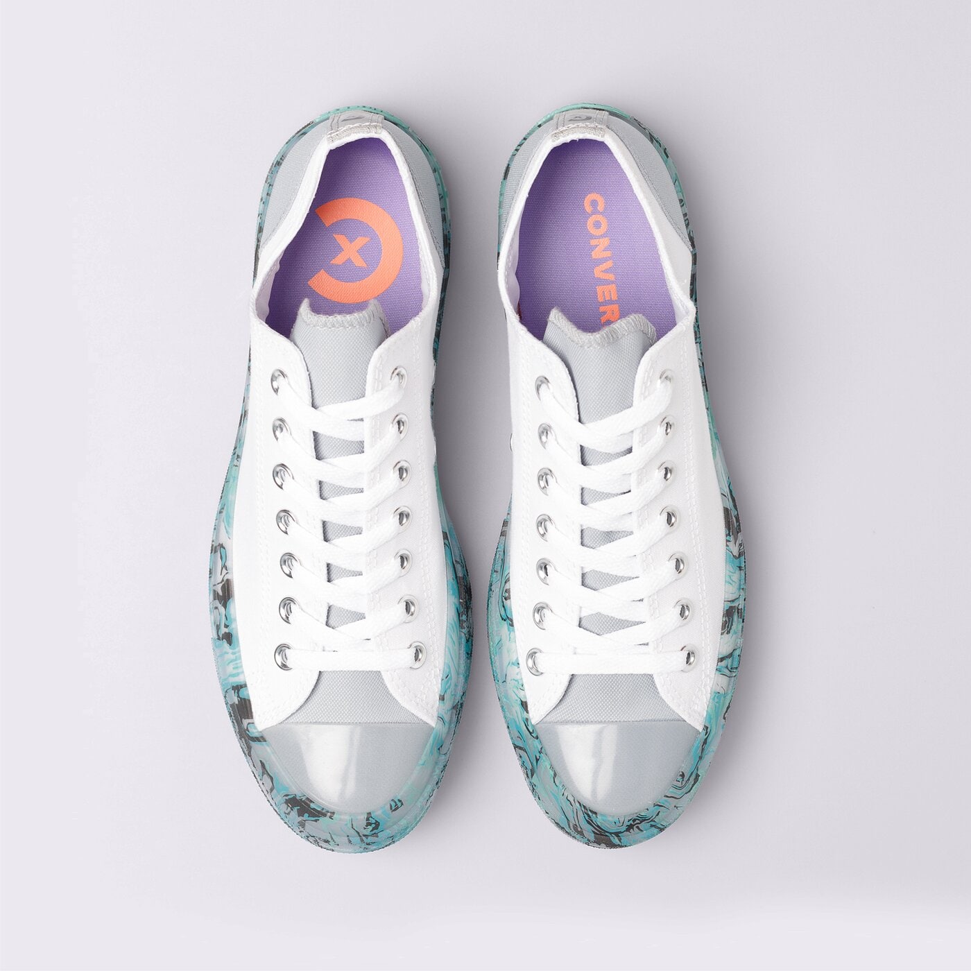 Мъжки маратонки CONVERSE CHUCK TAYLOR ALL STAR CX MARBLED a00427c цвят бял