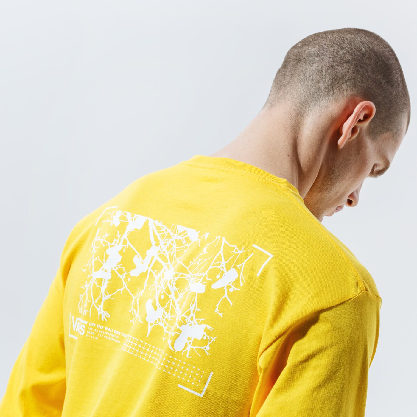 Мъжка тениска VANS ТЕНИСКА 66 SUPPLY LS vn0a4tut85w1 цвят жълт