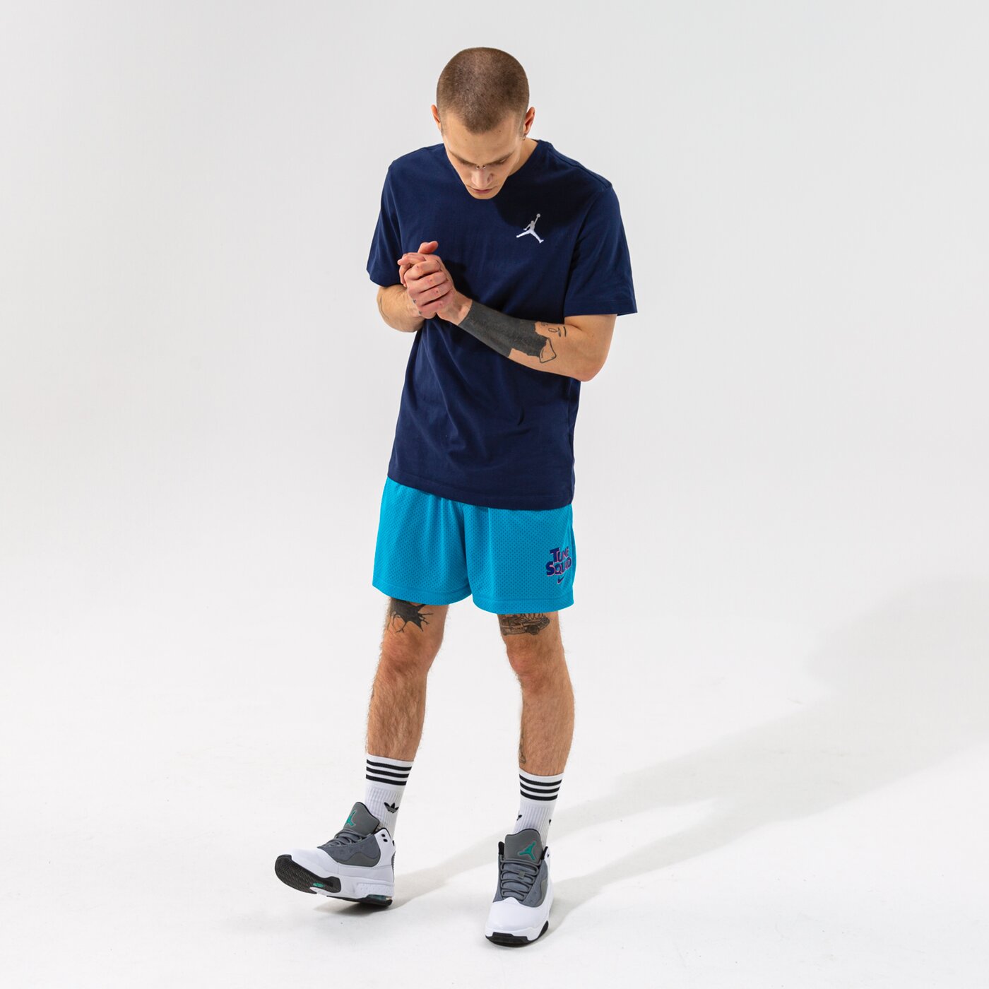 Мъжки къси панталони NIKE ШОРТИ M NK DF STD ISS REV SHORT SJ NBA dj3896-434 цвят тъмносин