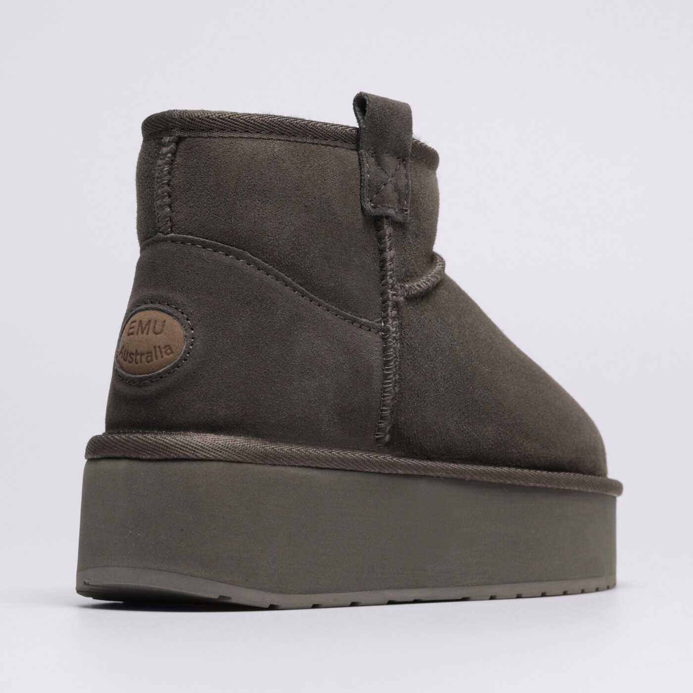 Дамски кежуал EMU AUSTRALIA FOYFLATFORM MICRO w13073charcoal цвят сив