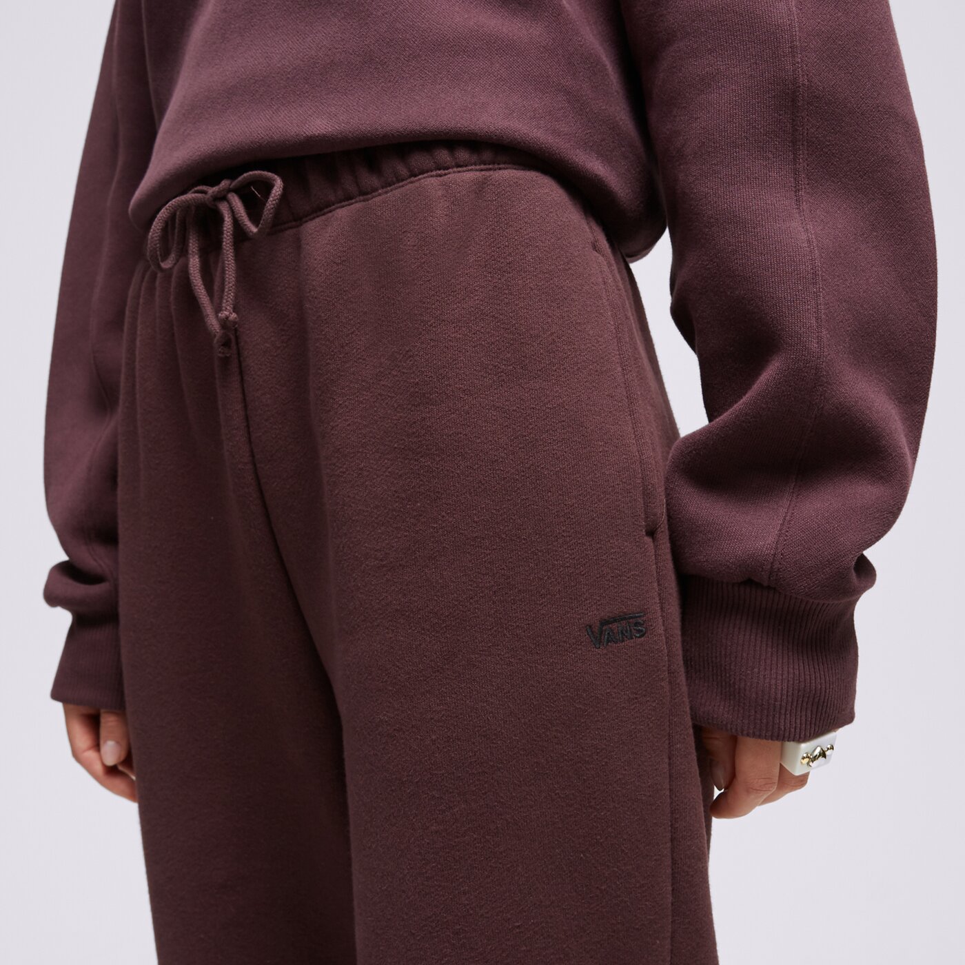 Дамски панталони VANS ПАНТАЛОНИ COMFYCUSH RELAXED vn0a7roxbyp1 цвят розов