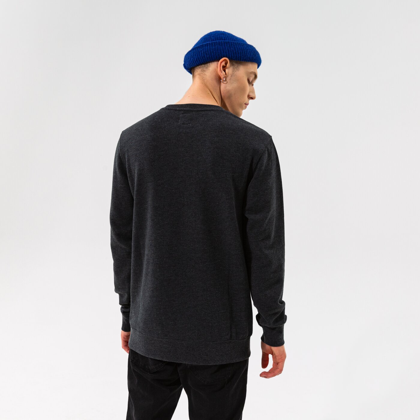 Мъжки суичър VANS СУИТЧЪР BASIC CREW FLEECE vn0a3hq1bhh1 цвят черен