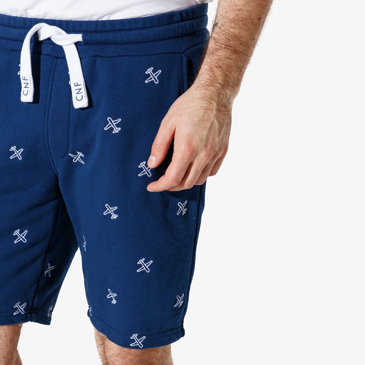 Мъжки къси панталони CONFRONT ШОРТИ AIRPLANE cf19szm11001 цвят тъмносин