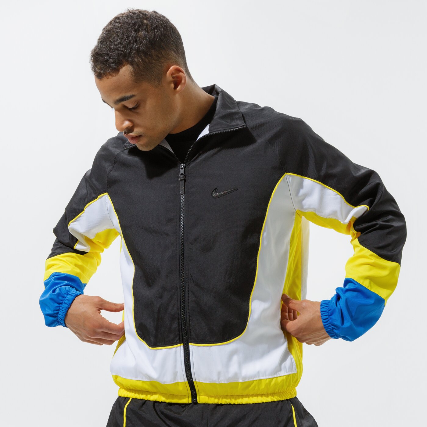 Мъжки суичър NIKE СУИТЧЪР СЪС ЗАКОПЧАВАНЕ THROWBACK NBA cv1931-013 цвят черен