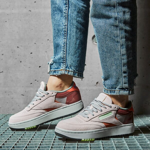 Дамски маратонки REEBOK CLUB C DOUBLE fx3209 цвят многоцветен