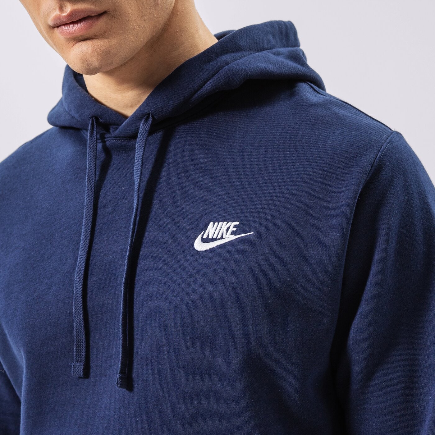 Мъжки суичър NIKE СУИТЧЪР С КАЧУЛКА SPORTSWEAR CLUB FLEECE bv2654-410 цвят тъмносин