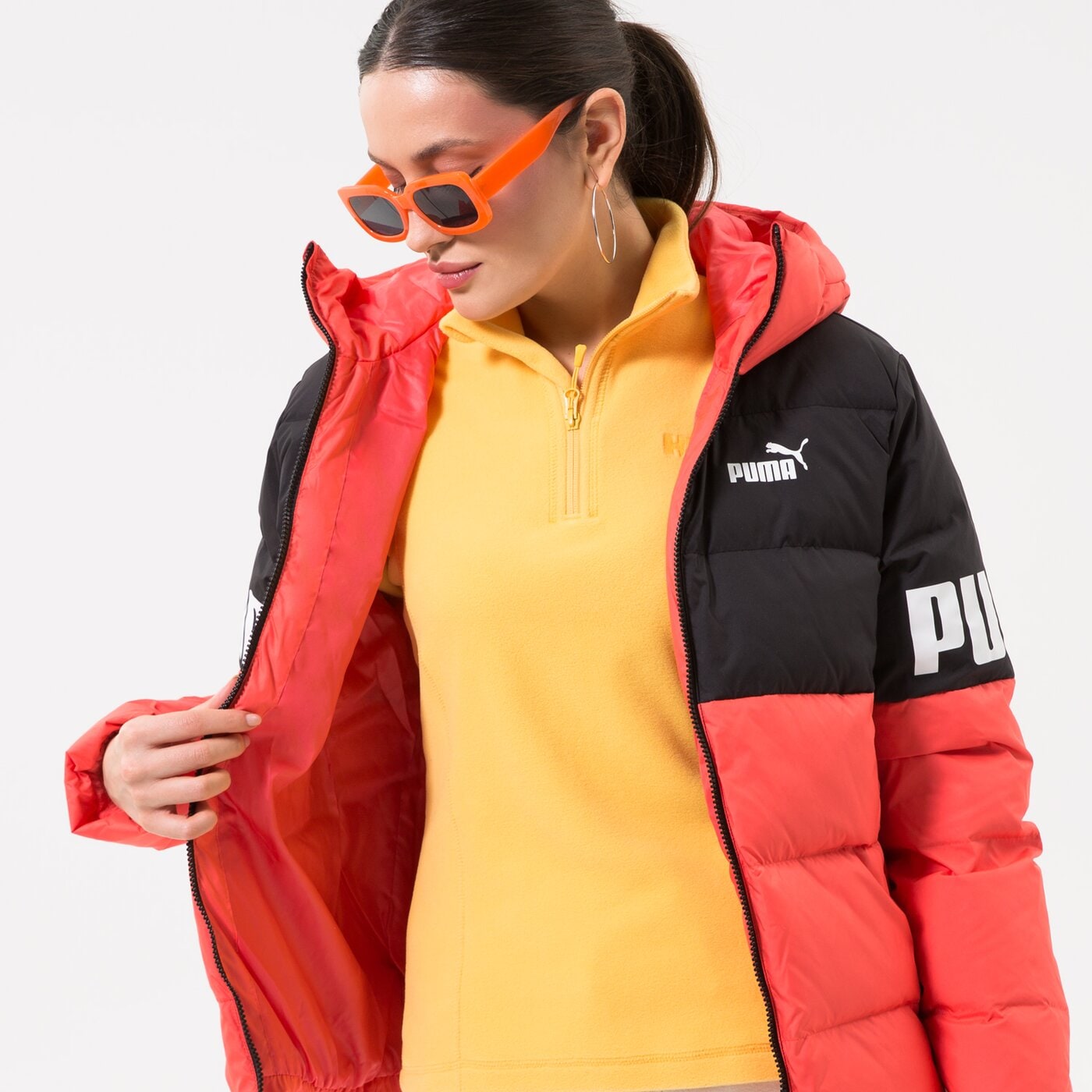 Дамско зимно яке PUMA ЯКЕ ЗИМНО PUMA POWER HOODED DOWN PUFFER 849394 35 цвят розов