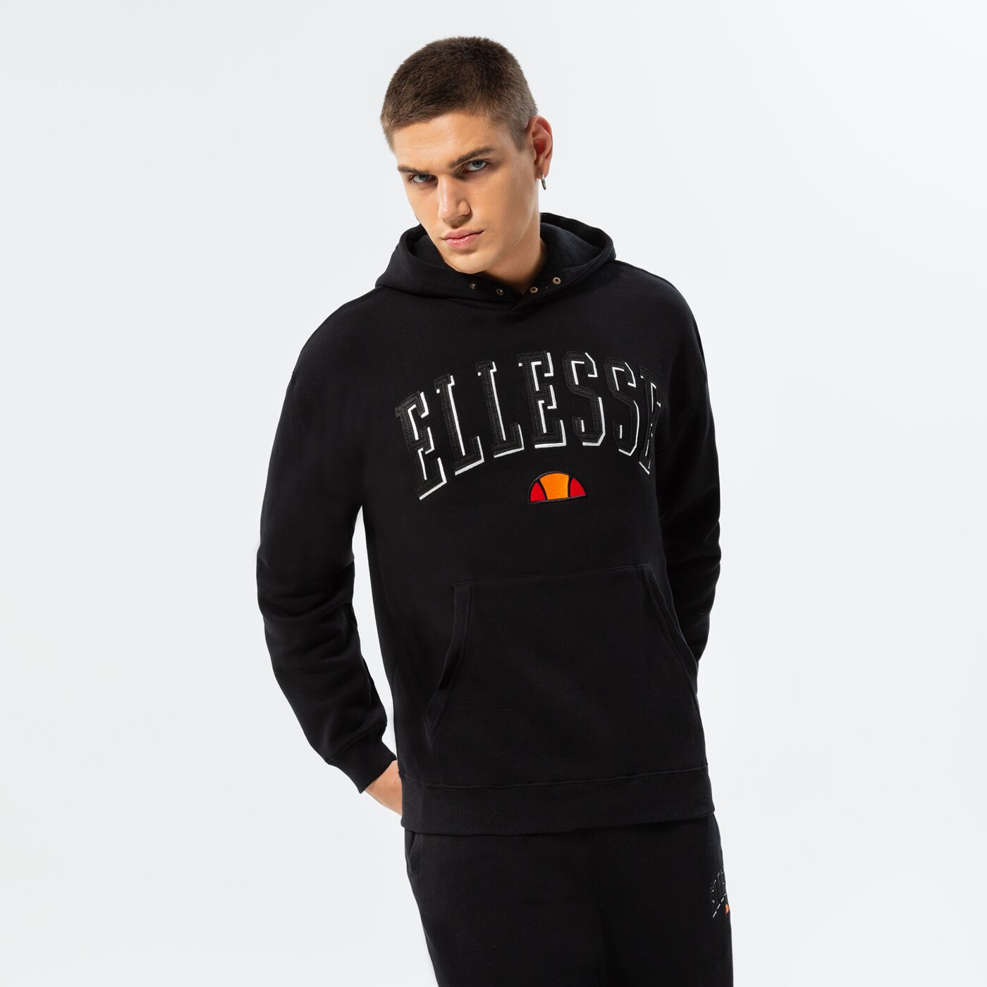 Мъжки суичър ELLESSE СУИТЧЪР С КАЧУЛКА DUKE OH HOODY BLK shp16227011 цвят черен