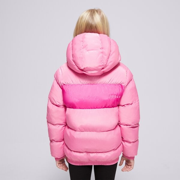 Детска преходно яке JORDAN ЯКЕ ЗИМНО ESSENTIAL MIDWEIGHT PUFFER GIRL 45d195-afn цвят розов