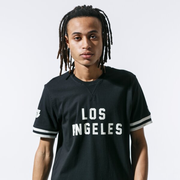 Мъжка тениска NEW ERA ТЕНИСКА NBA WORDMARK TEE LAKERS LOS ANGELES LAKERS B 12123883 цвят черен