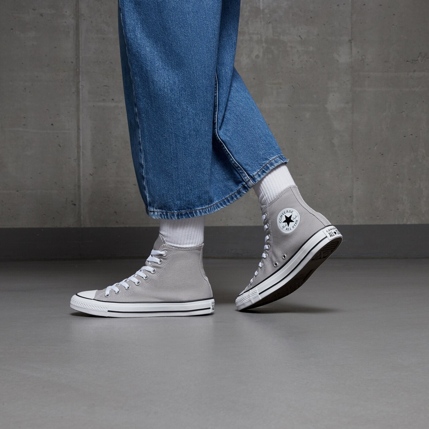 Дамски маратонки CONVERSE CHUCK TAYLOR ALL STAR  a06561c цвят сив